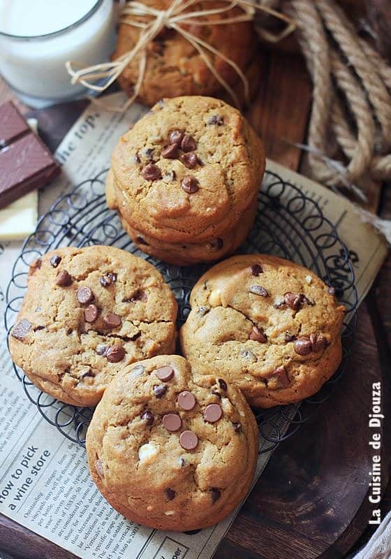 cookie facile trois goûts chocolat