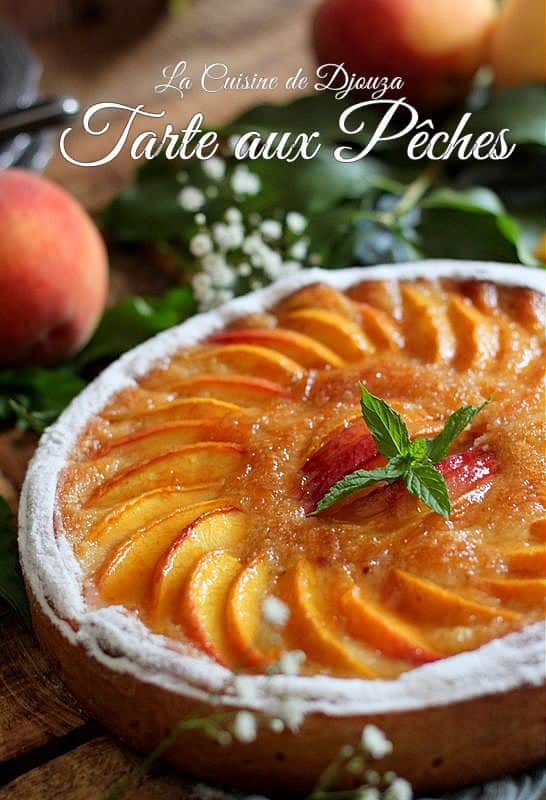 Recette de tarte aux pêche facile