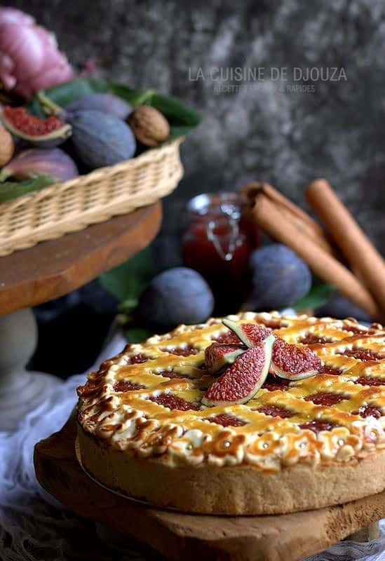 gateau tarte figues noix