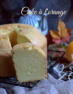 Cake à l'orange