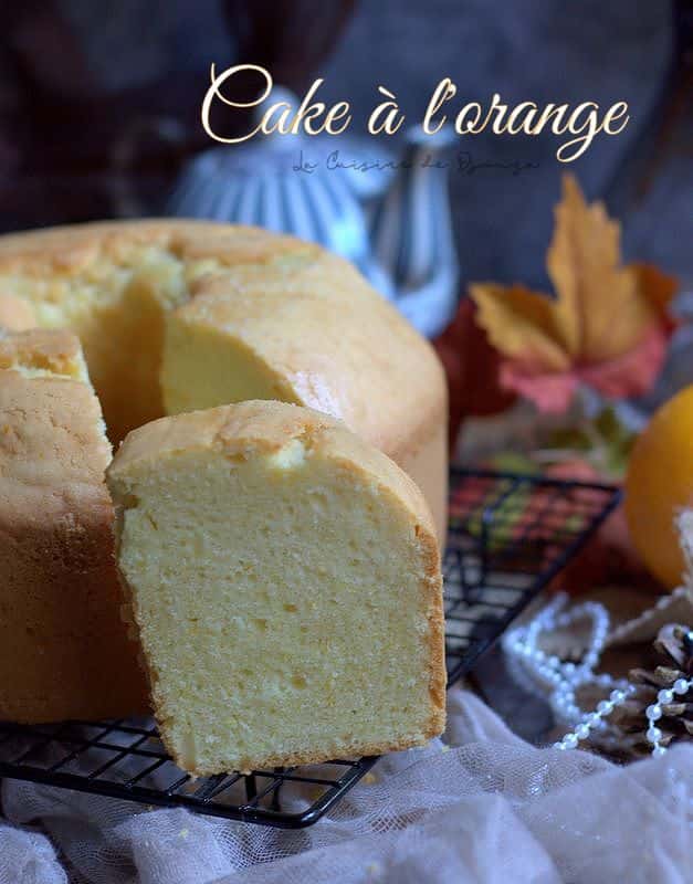 Cake aux agrumes d'oranges