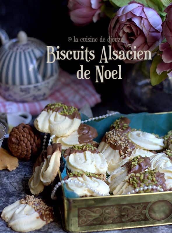 Recette biscuits alsaciens torsadés de noel