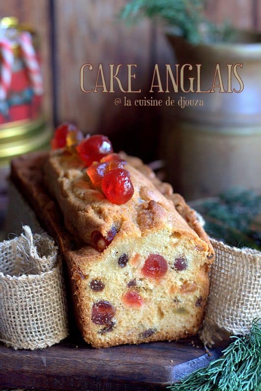 Cake anglais aux raisins et fruits confits