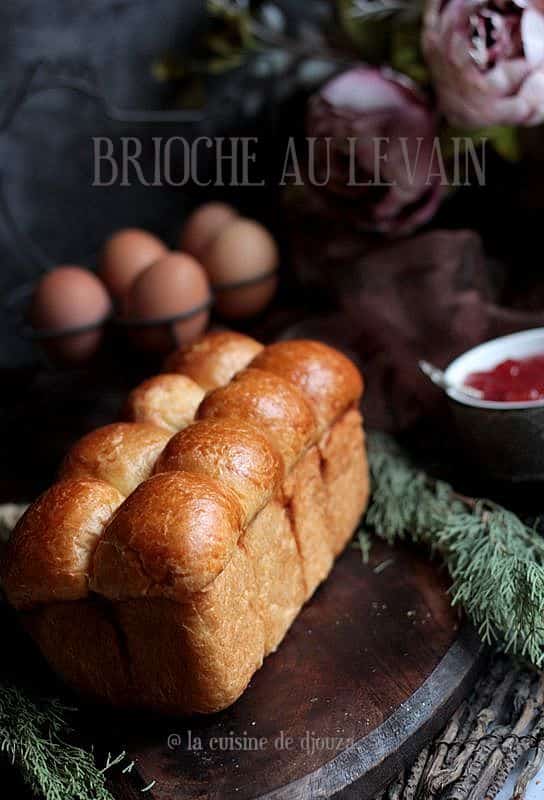 brioche mie filante au levain dur maison