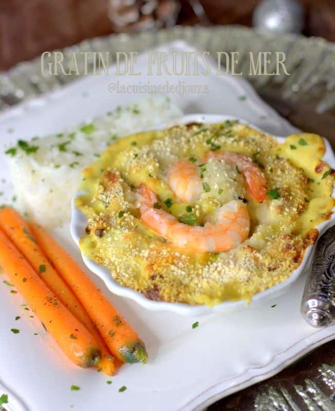 Recette gratin facile aux fruits de mer surgelés