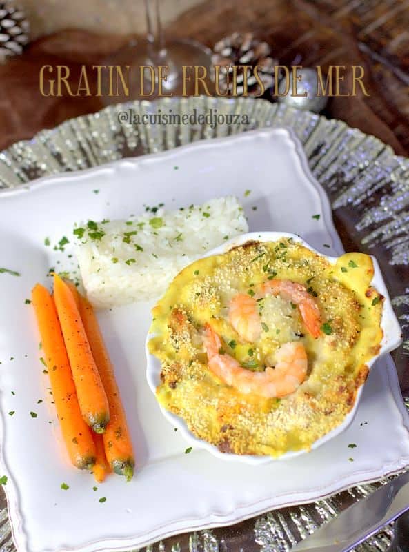 Recette de gratin aux fruits de mer surgelés et poireaux