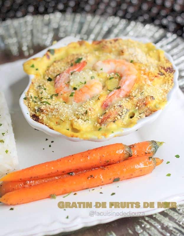 Gratin de la mer aux poireaux