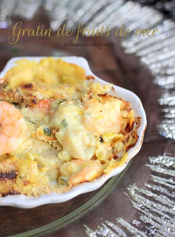 cassolette de gratin de fruits de mer