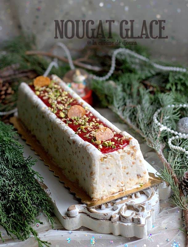 Dessert nougat glacé recette à la nougatine