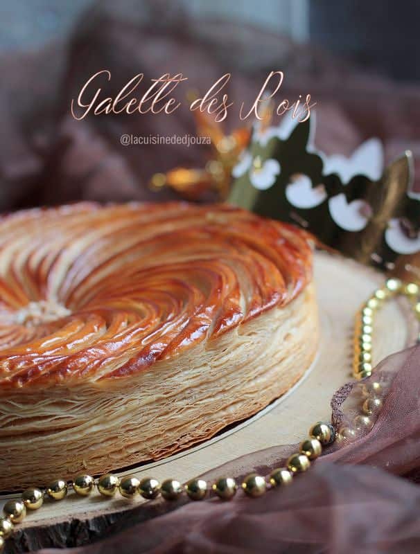 Feuilletage développé galette des rois pate inversée