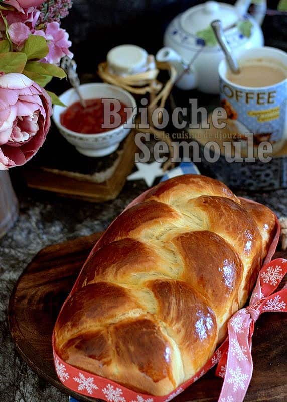 Brioche semoule au levain