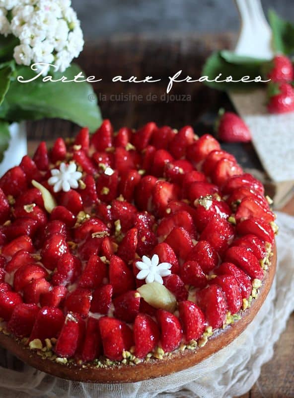 Délicieuse tarte aux fraises pâte sablée christophe Michalak