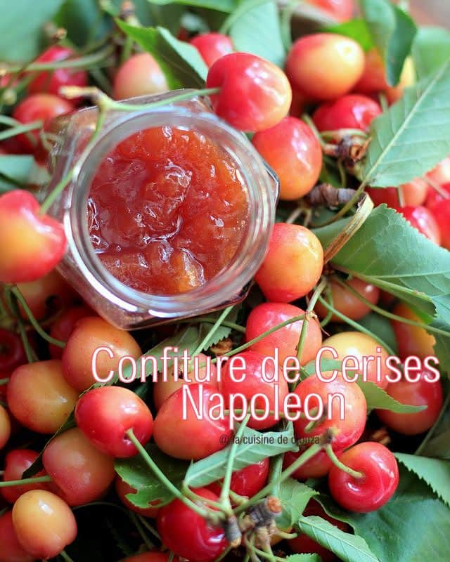 recette de confiture maison aux cerises jaunes