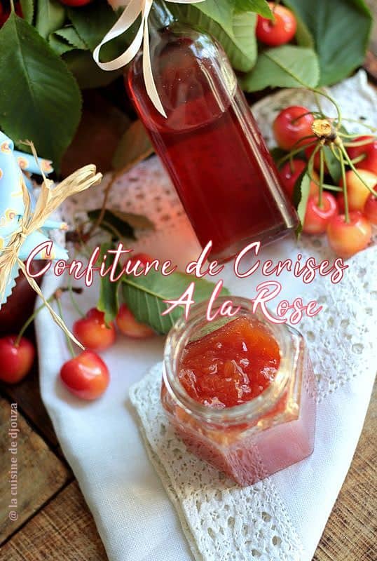 recette artisanale de confiture de cerise jaune