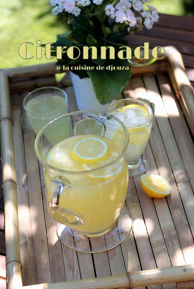 Recette de la citronnade maison