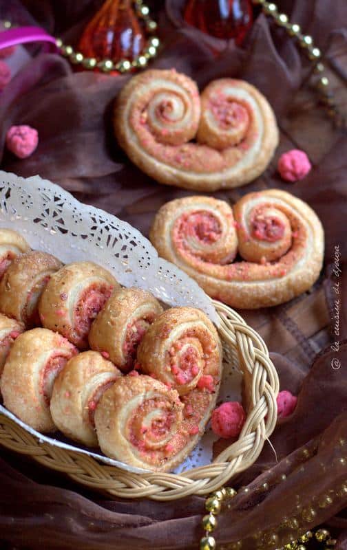 Palmiers feuilletés sucrés