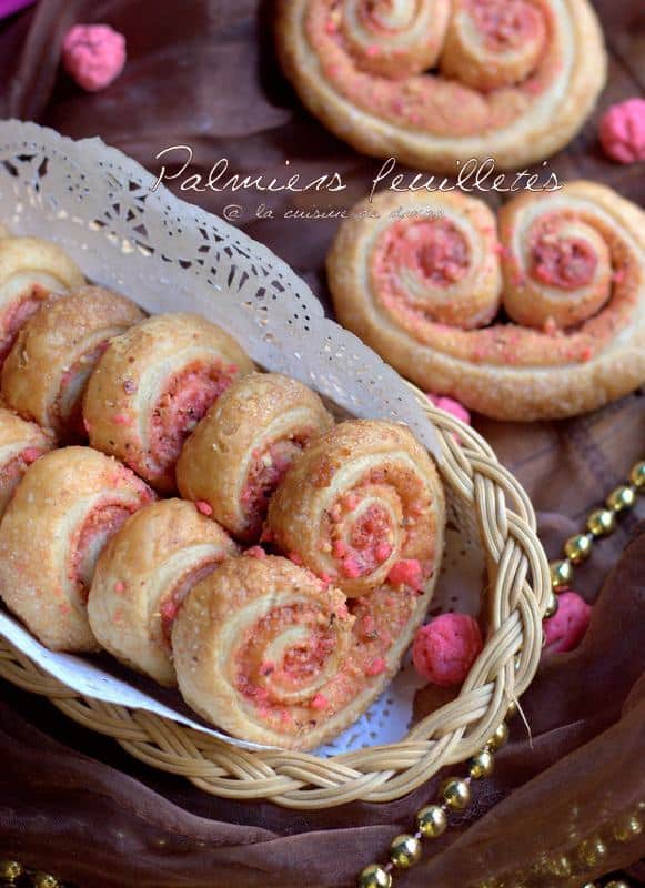 Palmiers sucrés à la pâte feuilletée express 