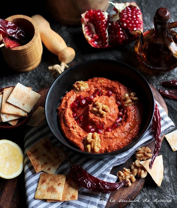 Caviar de poivrons rouges mouhammara