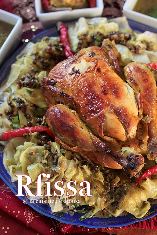 Rfissa marocaine au poulet et lentilles