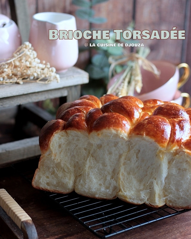 Brioche moelleuse torsadée