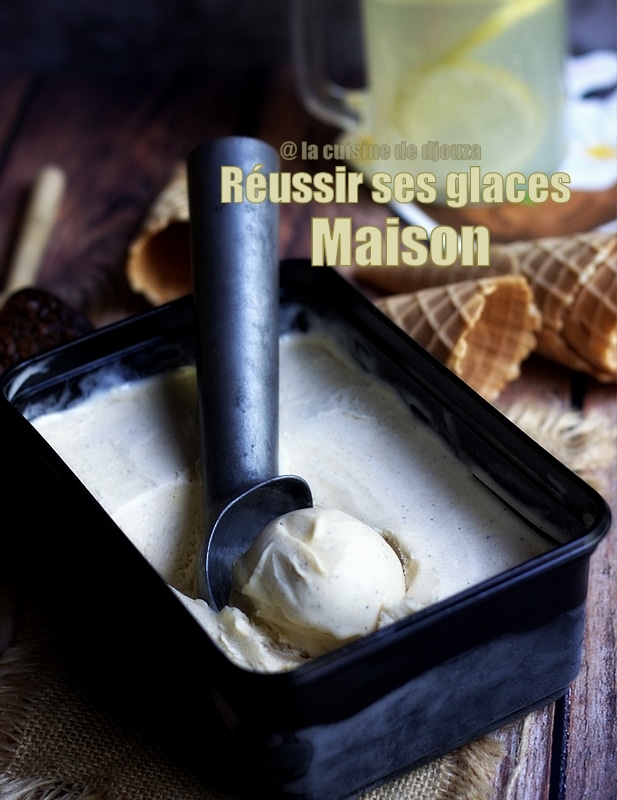 glaces maison avec ou sans sorbetière