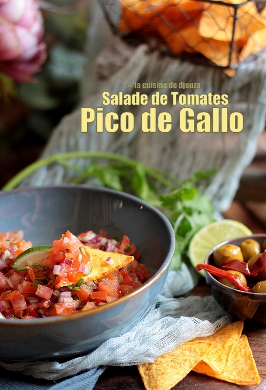 Salsa de tomates mexicaines pico de gallo