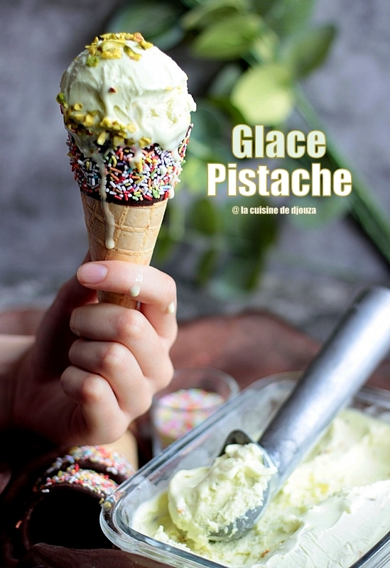 Glace pistache maison