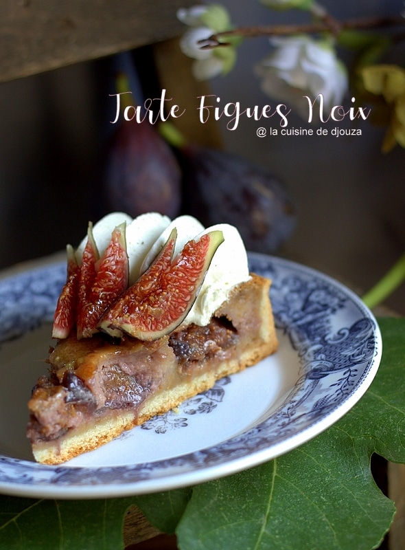 Tarte d'automne avec des figues