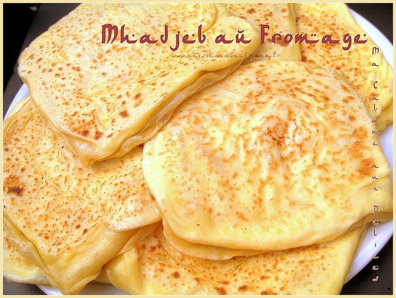 Crêpes Mhadjeb au fromage