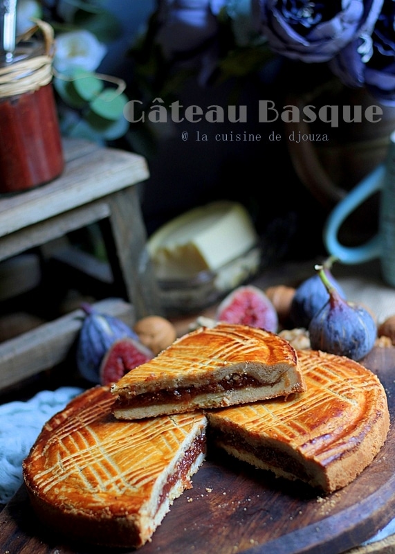 Gâteau Basquais à la figue