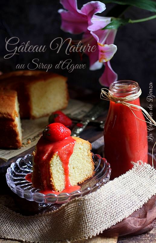 Gâteau sans sucre au sirop d'agave