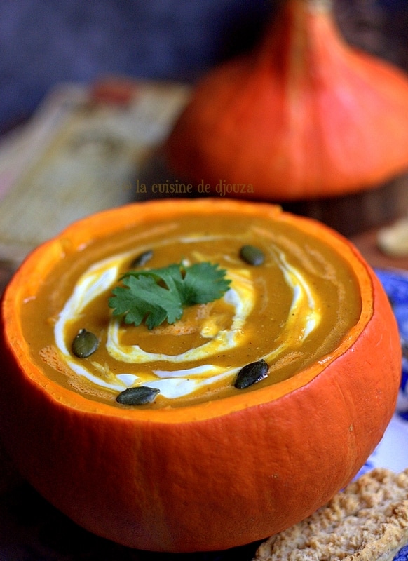 recette de velouté aux lentilles corail et potimarron