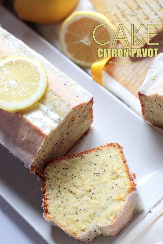 Cake pavot citrons jaunes