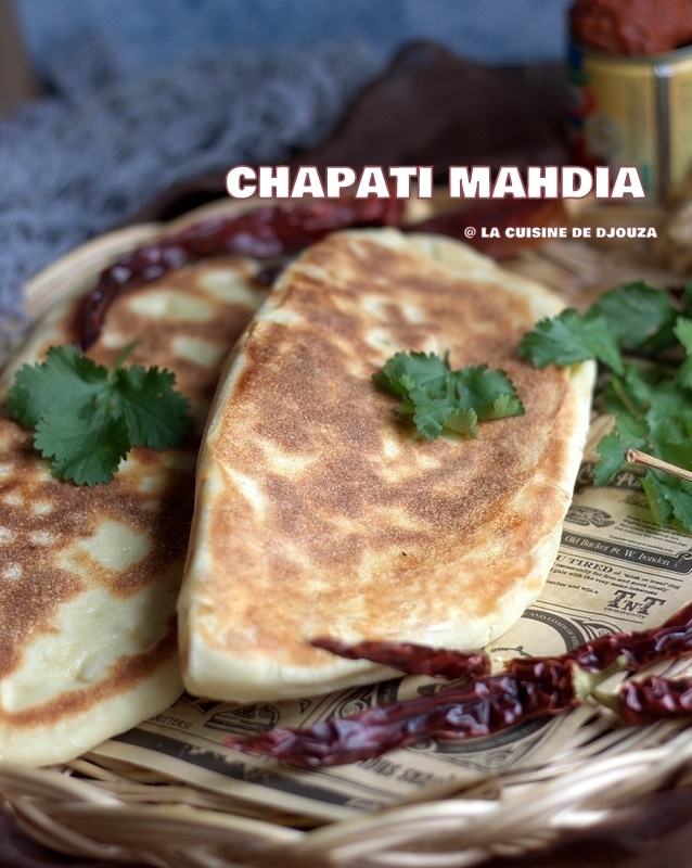 Sandwich chausson tunisien chapati el Mahdia