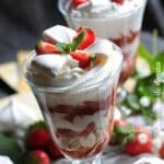 Eton Mess Anglais aux fraises