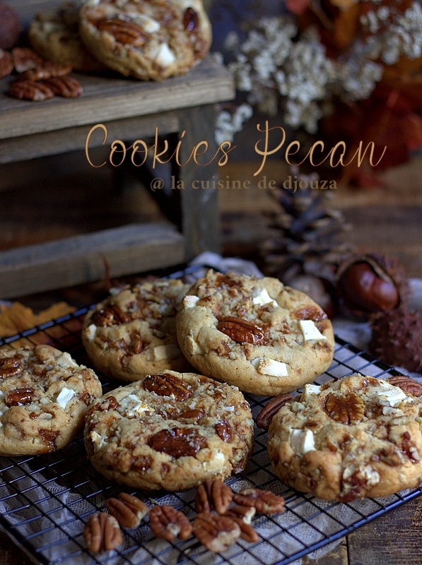 Cookies Noix de Pecan chocolat blanc