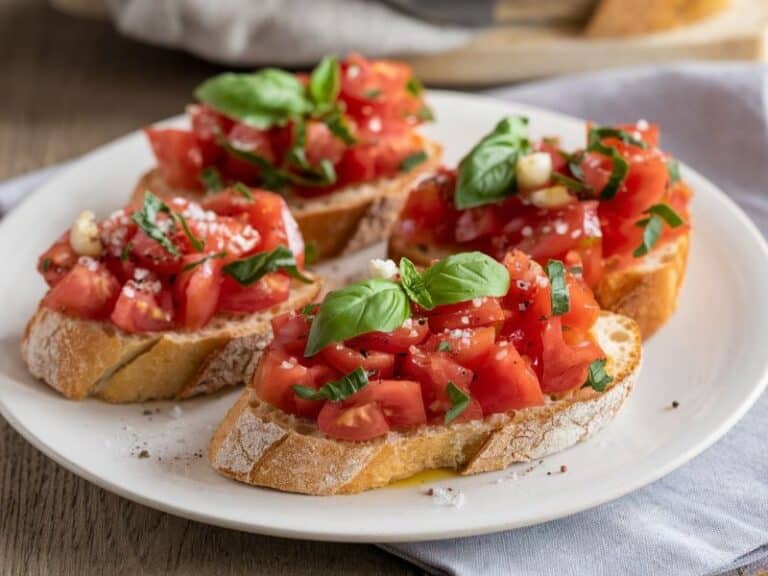 Bruschetta italienne à la tomate