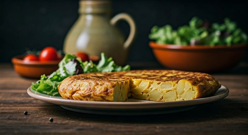 Tortilla espagnole aux pommes de terre