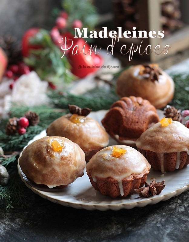 Madeleines saveur pain d'épices