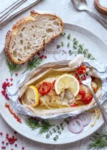 Dos de cabillaud en papillote, recette healthy
