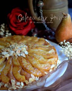 Gâteau aux Poires, façon tatin