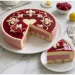 Entremet Bavarois Framboises Citron sans Cuisson