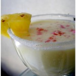 Milk shake a l'ananas et fromage blanc