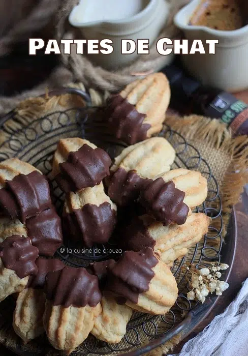 pattes de chat sablés