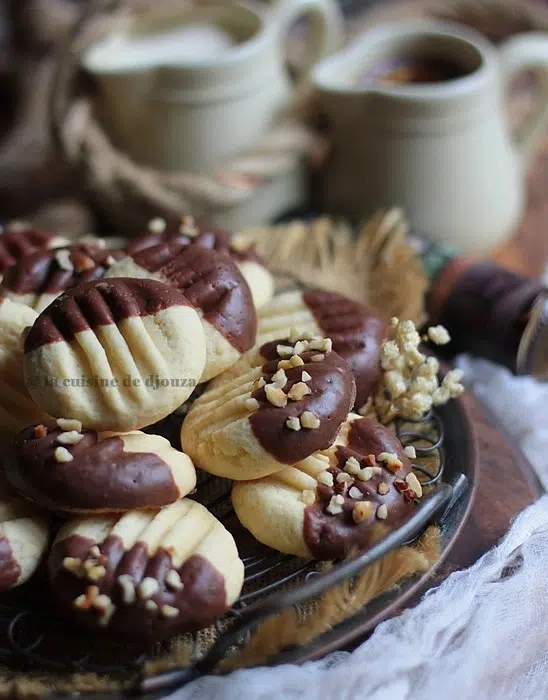 Gâteaux secs patte de chat à la fourchette