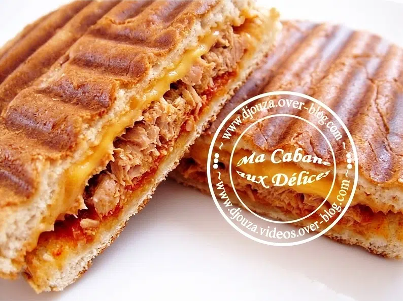Hamburger panini au thon et harissa