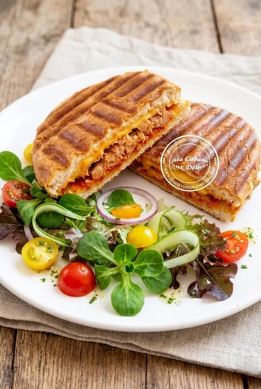 hamburger panini au thon