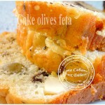 Cake olives feta basilic