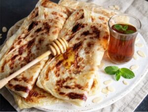 Msemen sucré kabyle prêt à déguster