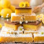 Barres au citron et chocolat (Lemon Bars gourmandes)